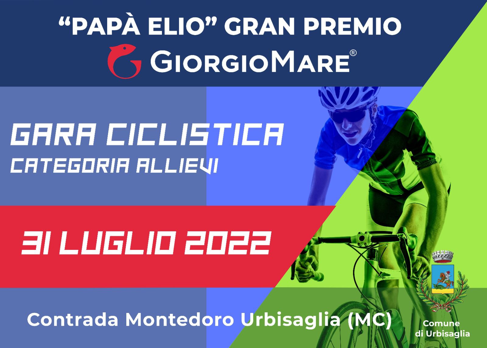 Ciclismo> L'ex professionista Giancarlo Polidori “lancia” la terza edizione  del Papà Elio Gran Premio GiorgioMare-Medaglia d'Oro Memorial Elio Longhi -  Sportfriends